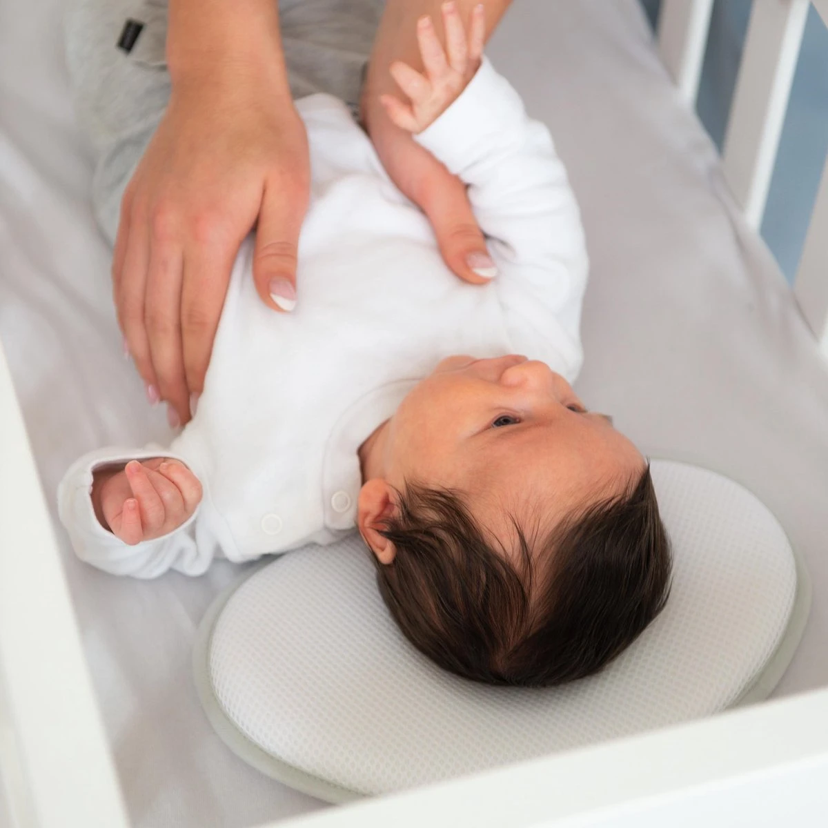 Doomoo Basics Baby Pillow - Klein Ergonomisch Hoofdkussentje - Afbeelding 7