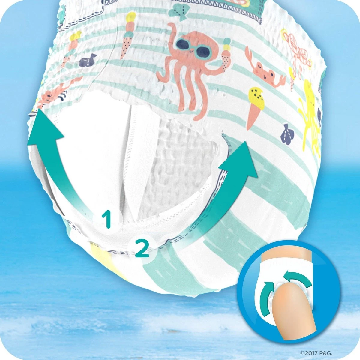 Pampers® Pampers Splashers 12 Wegwerpbare Zwemluiers - Maat 3-4 - Afbeelding 10