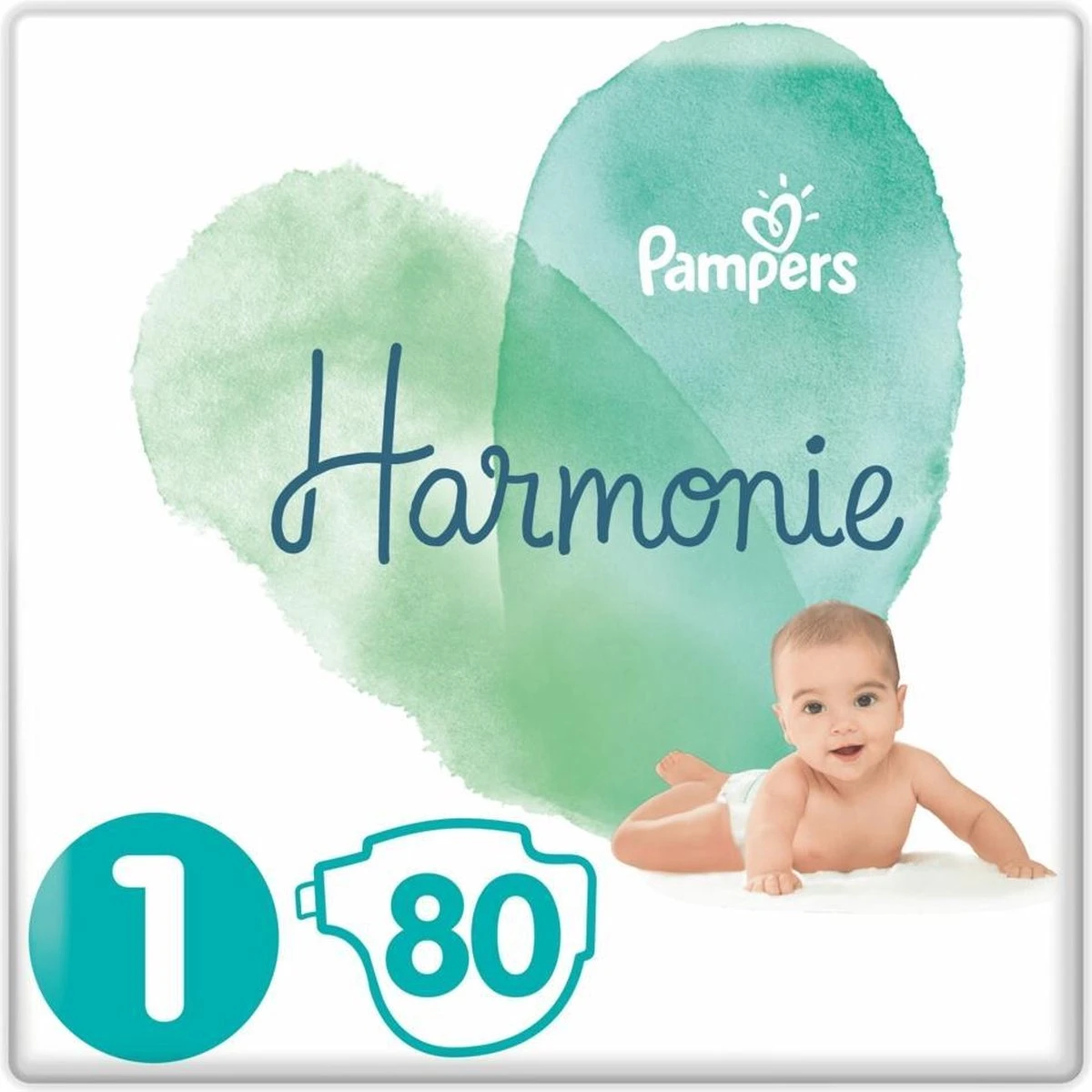 Pampers® Pampers - Harmonie / Pure - Maat 1 - Mega Pack - 80 Luiers - Afbeelding 7