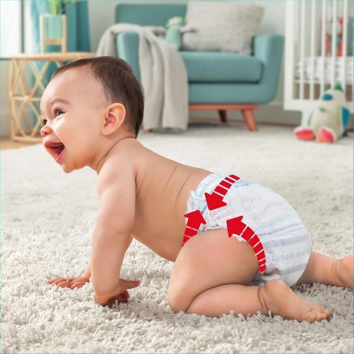 Pampers® Pampers Premium Protection Pants Luierbroekjes - Maat 6 (+15 Kg) - 120 Stuks - Maandbox - Afbeelding 2