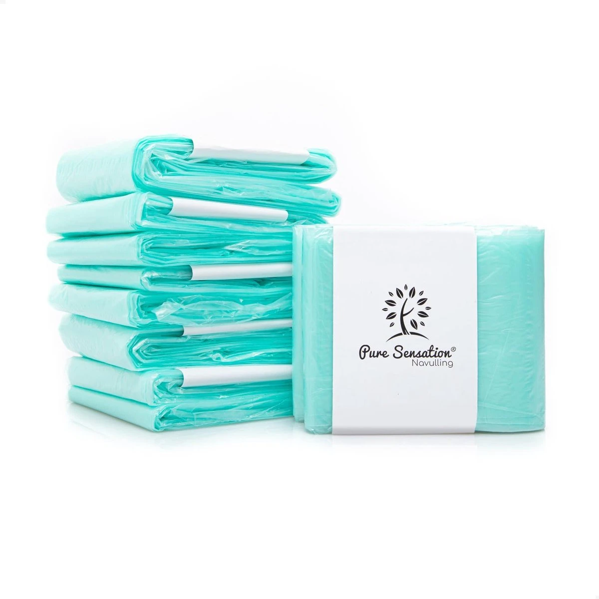 Pure Sensation Luieremmer Navulling - 12 Stuks - Geschikt Voor Korbell - Inclusief Extra Luier Etui - Navullingen 15/16 Liter - Luieremmer Zakken - Luieremmernavullingen - Luieremmers - Korbell Luieremmer – Luierzakjes Wegwerp - Korbell Navulling - Afbeelding 7