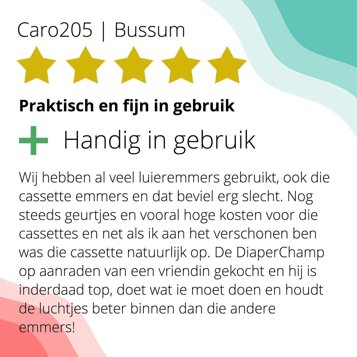 Luieremmer Medium Zilver - Middel - Zonder Navulling - Geschikt Voor Pampers En Huggies - Stoma - Afbeelding 10