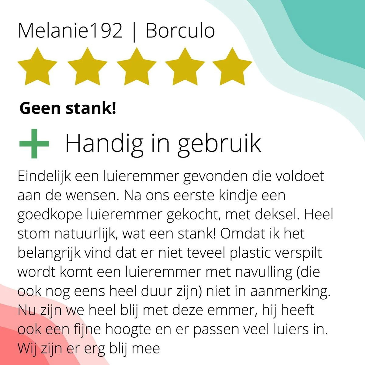 Luieremmer Medium Zilver - Middel - Zonder Navulling - Geschikt Voor Pampers En Huggies - Stoma - Afbeelding 13