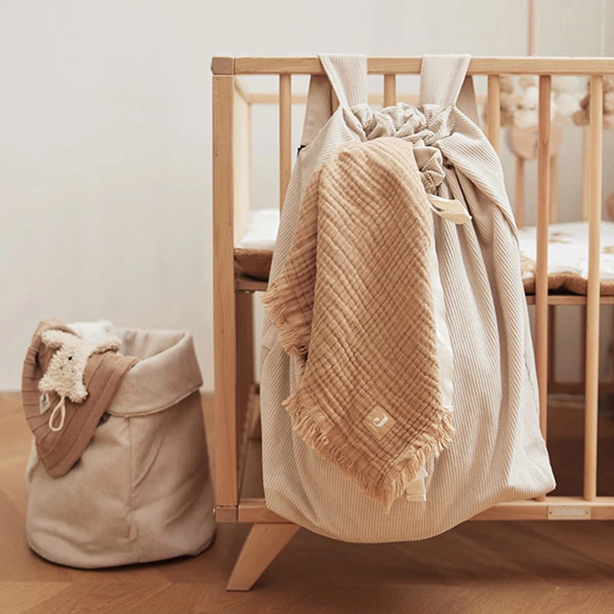 Jollein Hydrofiele Doek Small 70x70cm Stargaze - Biscuit - 3 Stuks - Afbeelding 9