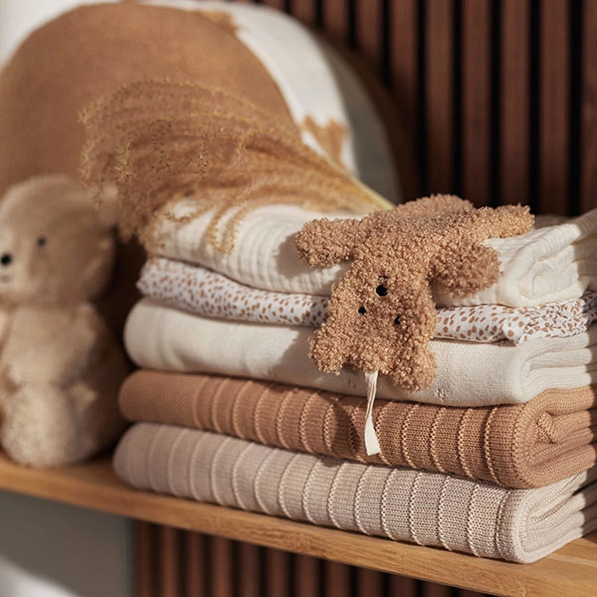 Jollein Hydrofiele Doek Small 70x70cm Stargaze - Biscuit - 3 Stuks - Afbeelding 12