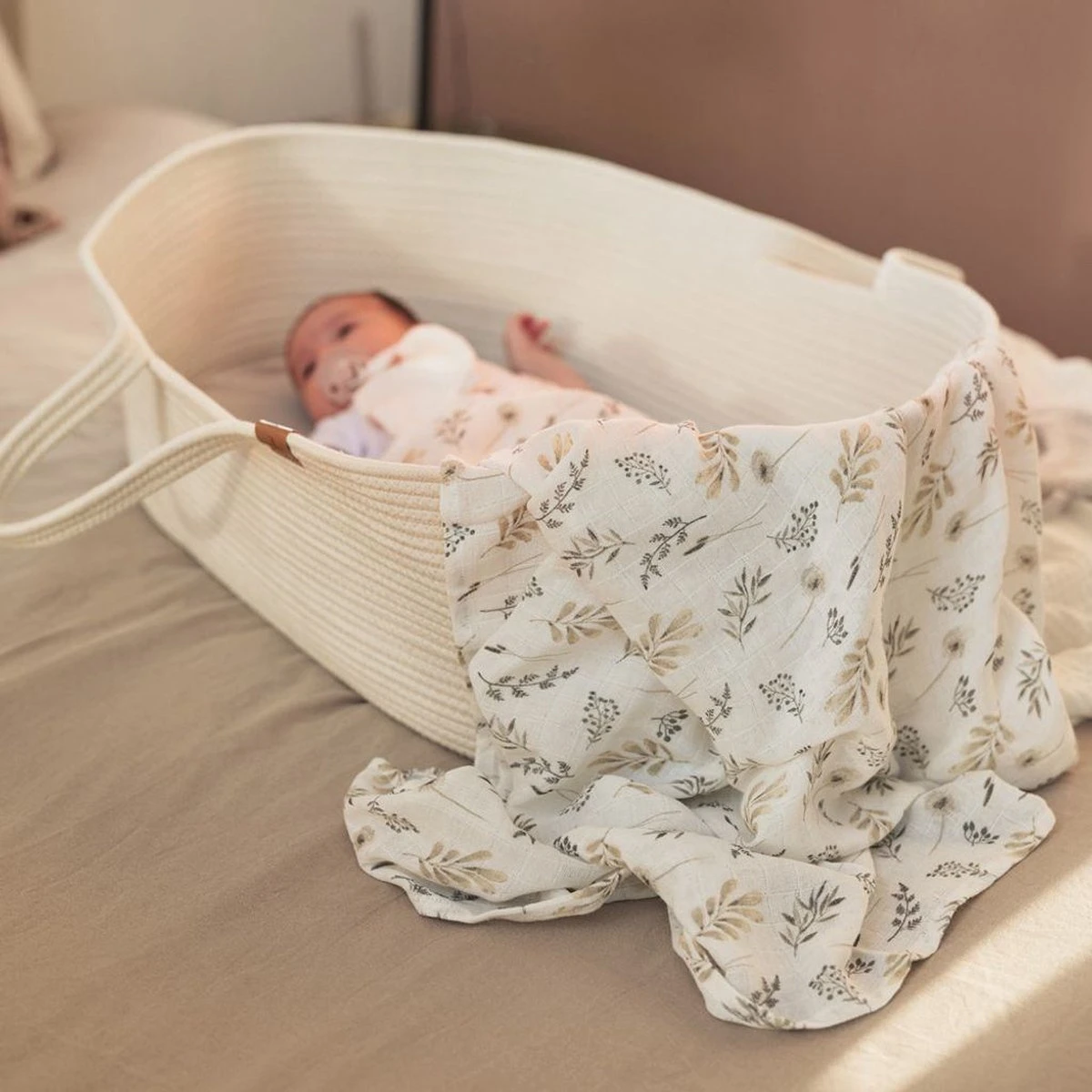 Jollein Hydrofiele Doek Large 115x115cm Wild Flowers - 2 Stuks - Afbeelding 6