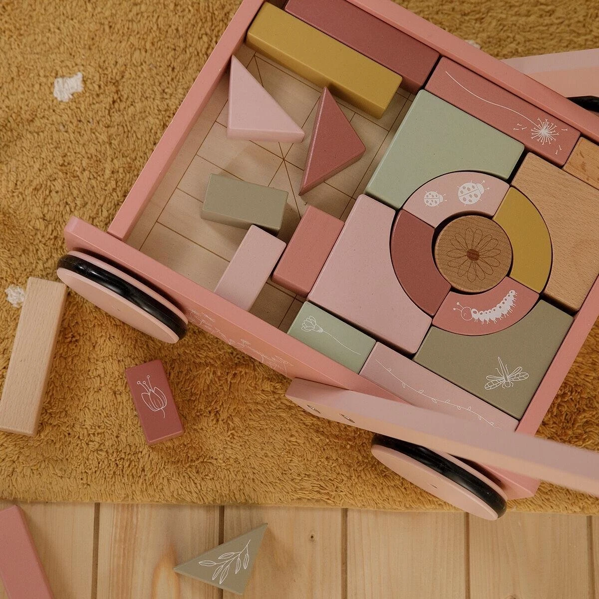 Little Dutch - Blokkenkar Wild Flowers - Afbeelding 6