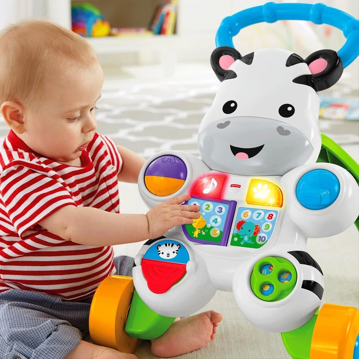 Fisher Price Fisher-Price Loop Met Mij Zebra - Franstalige Editie - Afbeelding 4