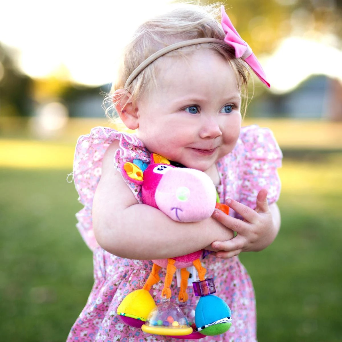 Playgro Clip Clop Rammelaar - Roze - Activiteitenspeeltje - Kraamkado - Afbeelding 5