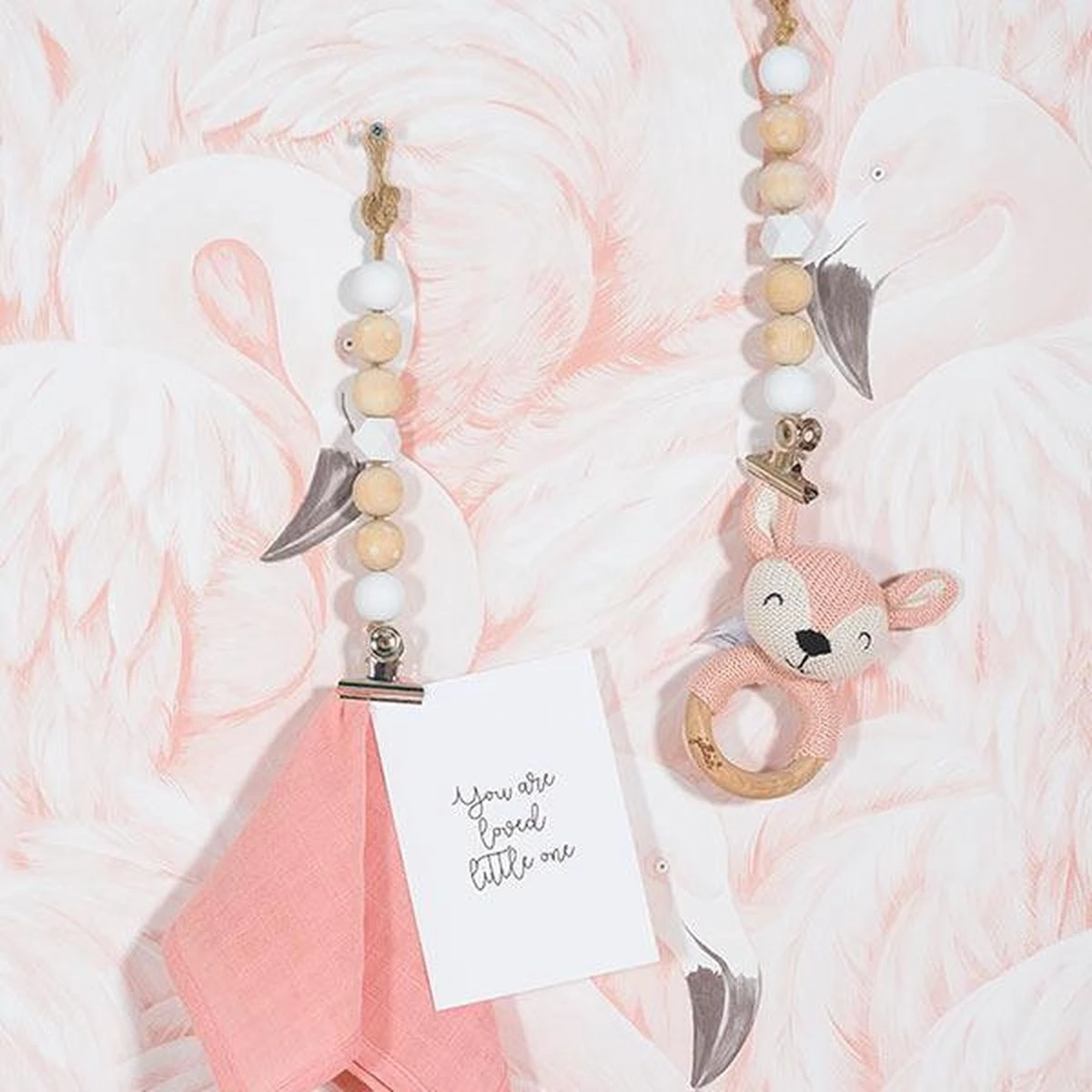 Jollein Bijtring Deer - Pale Pink - Afbeelding 6