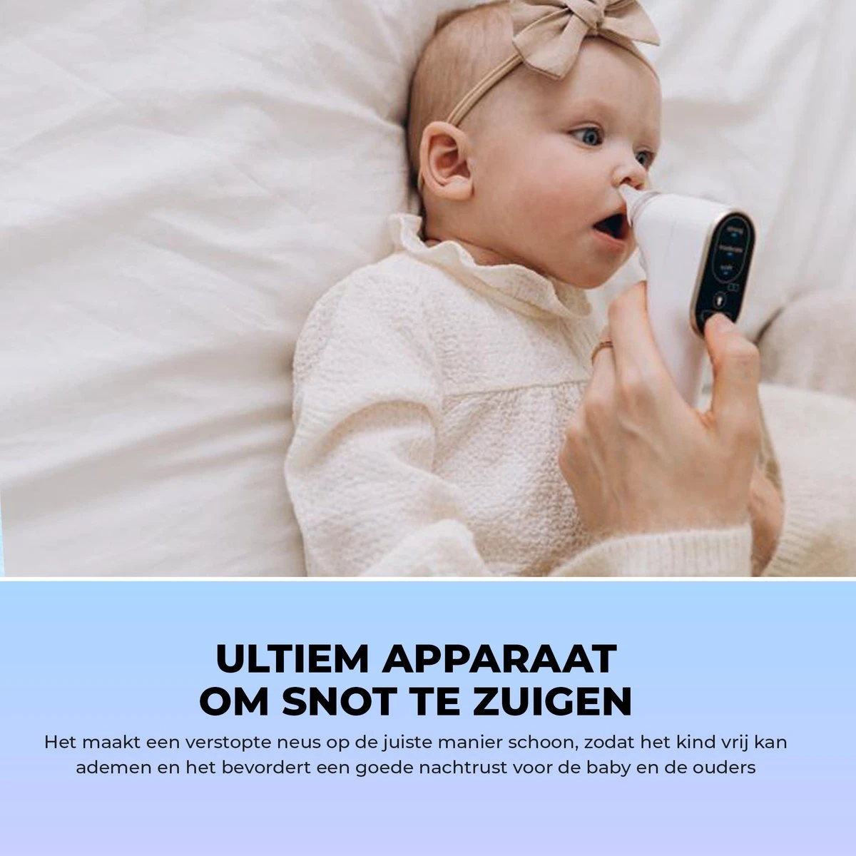 Young Star Baby - Elektrische Neusreiniger Baby - Neuszuiger Met USB - Neuspeer - Neusdouche - Snotverwijderaar - Afbeelding 4