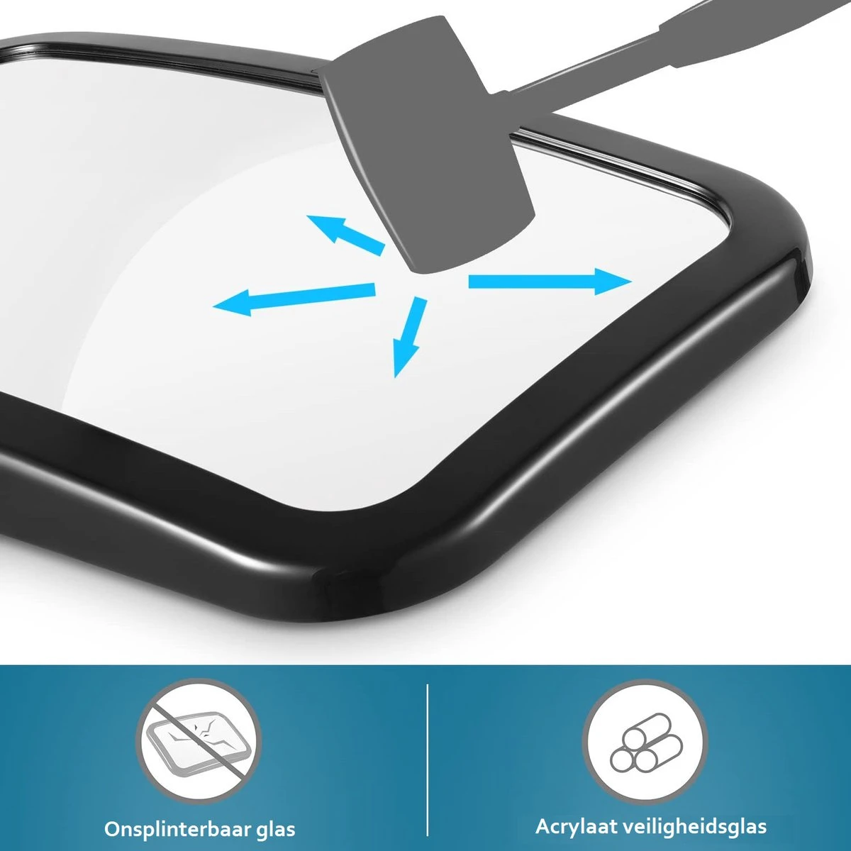 Adabol Autospiegel Baby – Achteruitkijkspiegel – Veiligheid – Baby Autospiegel – Kinderspiegel – Baby On Board - Afbeelding 3