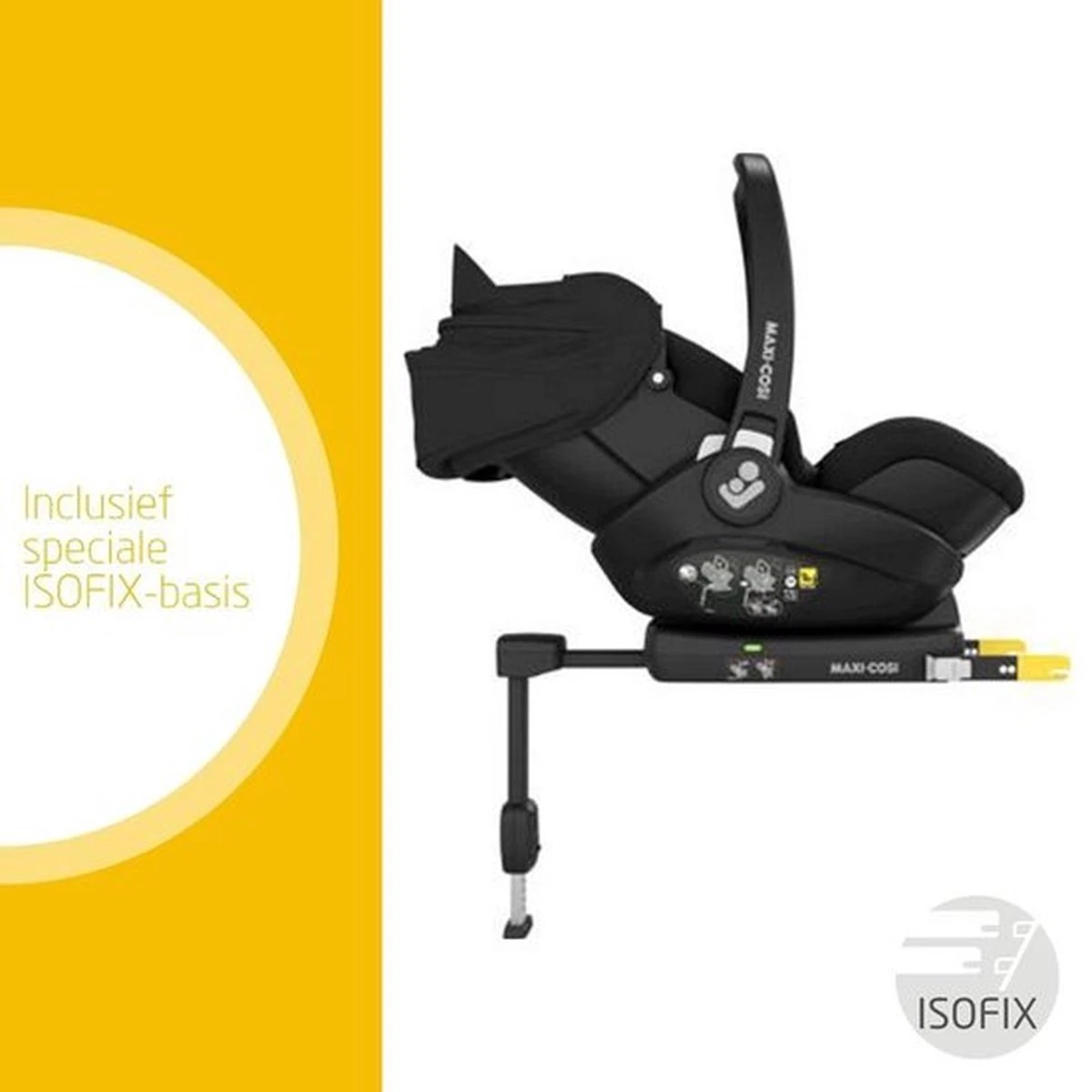 Maxi-Cosi Marble I-Size Autostoeltje Inclusief Base - Essential Black - Afbeelding 6