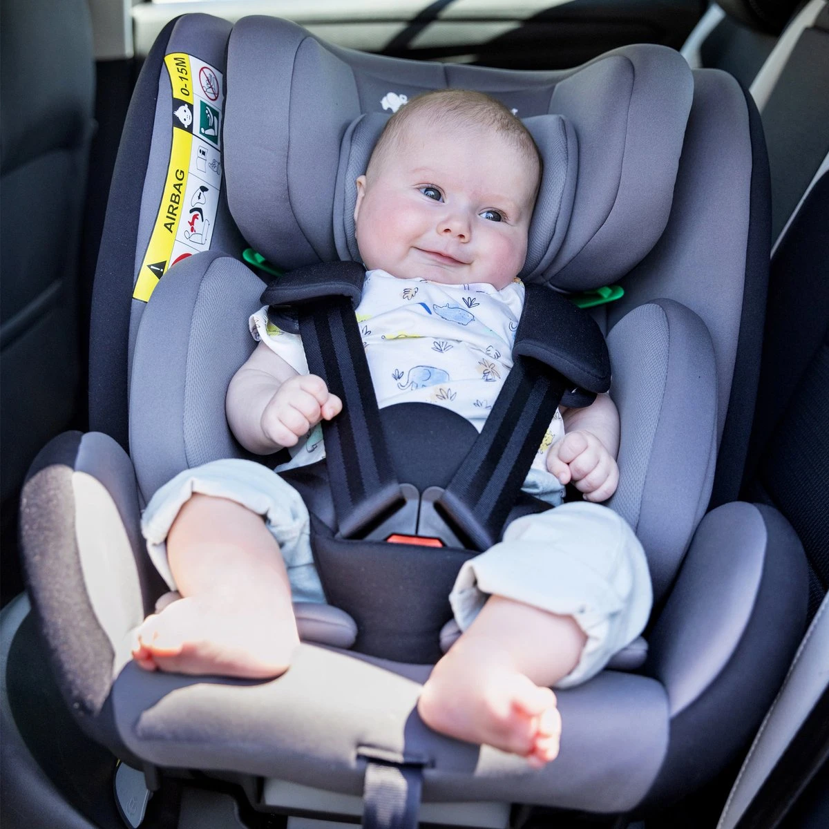 Bebeconfort EvolveFix Plus I-Size - Autostoel - Black Mist - Vanaf De Geboorte Tot 12 Jaar - Afbeelding 3
