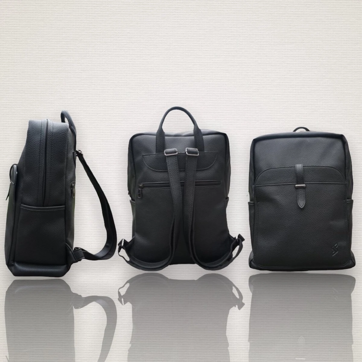 Sivayes Lilly - Modern - Luiertas - Rugzak - Met Isolerende Flessenhouder - Zwart - Afbeelding 5