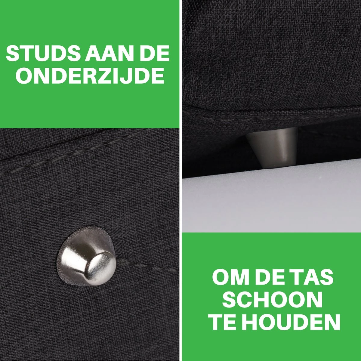 Brisby Slijtvaste Luiertas - Verzorgingstas Groot -Zwart - Inclusief Verschoonmatje - Isoleervakken - Fopspeen Houder - Makkelijk Te Bevestigen Aan De Kinderwagen - Afbeelding 5