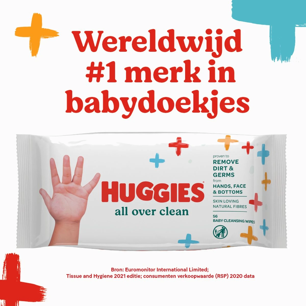 Huggies Billendoekjes - All Over Clean - 10 X 56 - 560 Billendoekjes - Voordeelverpakking - Afbeelding 9