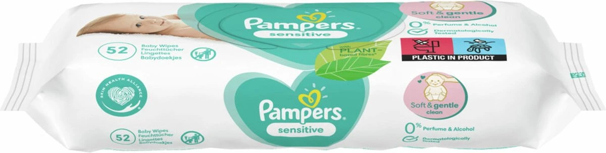 Pampers® Pampers - Billendoekjes Sensitive Navulpak - 624 Doekjes - Afbeelding 5