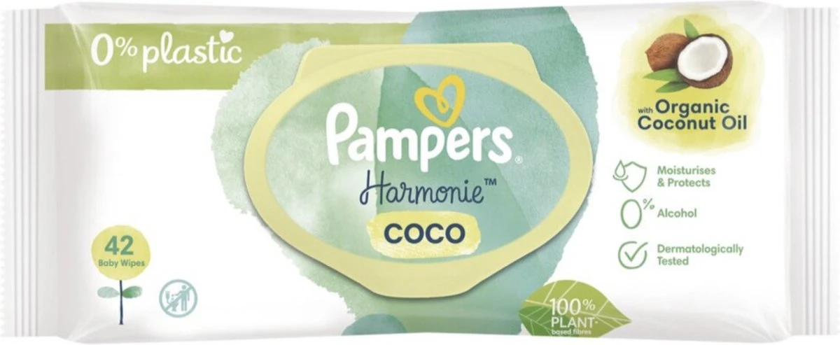 Pampers® Pampers - Harmonie Coco - Billendoekjes - 1512 Doekjes - 36 X 42 - Afbeelding 5