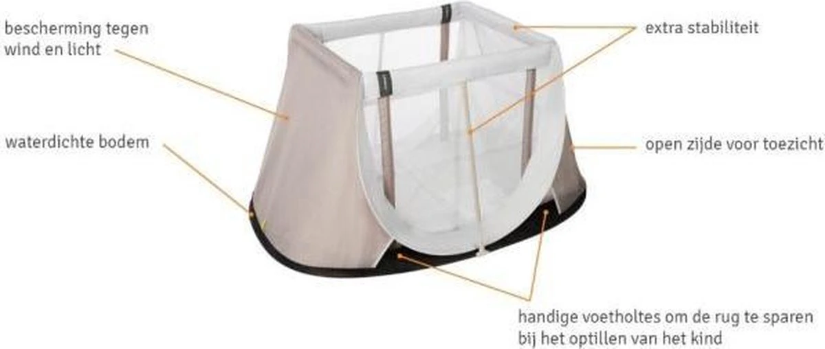 AeroMoov Instant Travel Cot Reisbed - Giraph Sky - Afbeelding 15