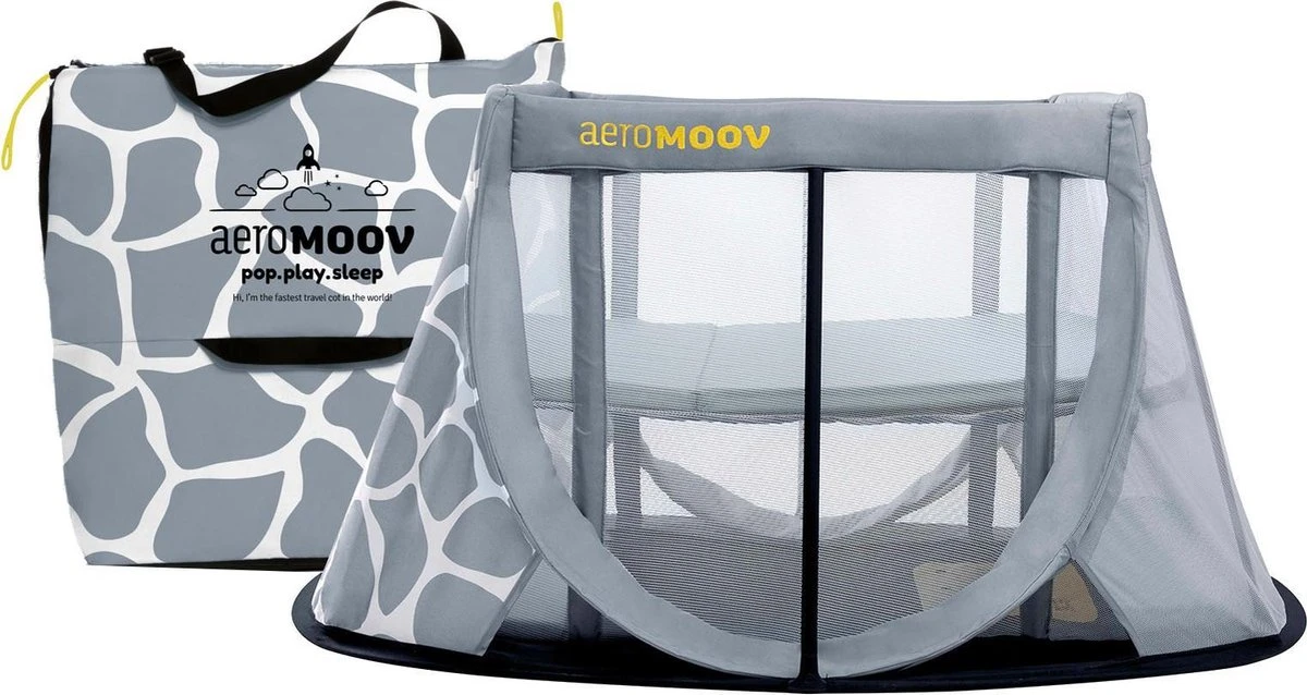 AeroMoov Instant Travel Cot Reisbed - Giraph Sky