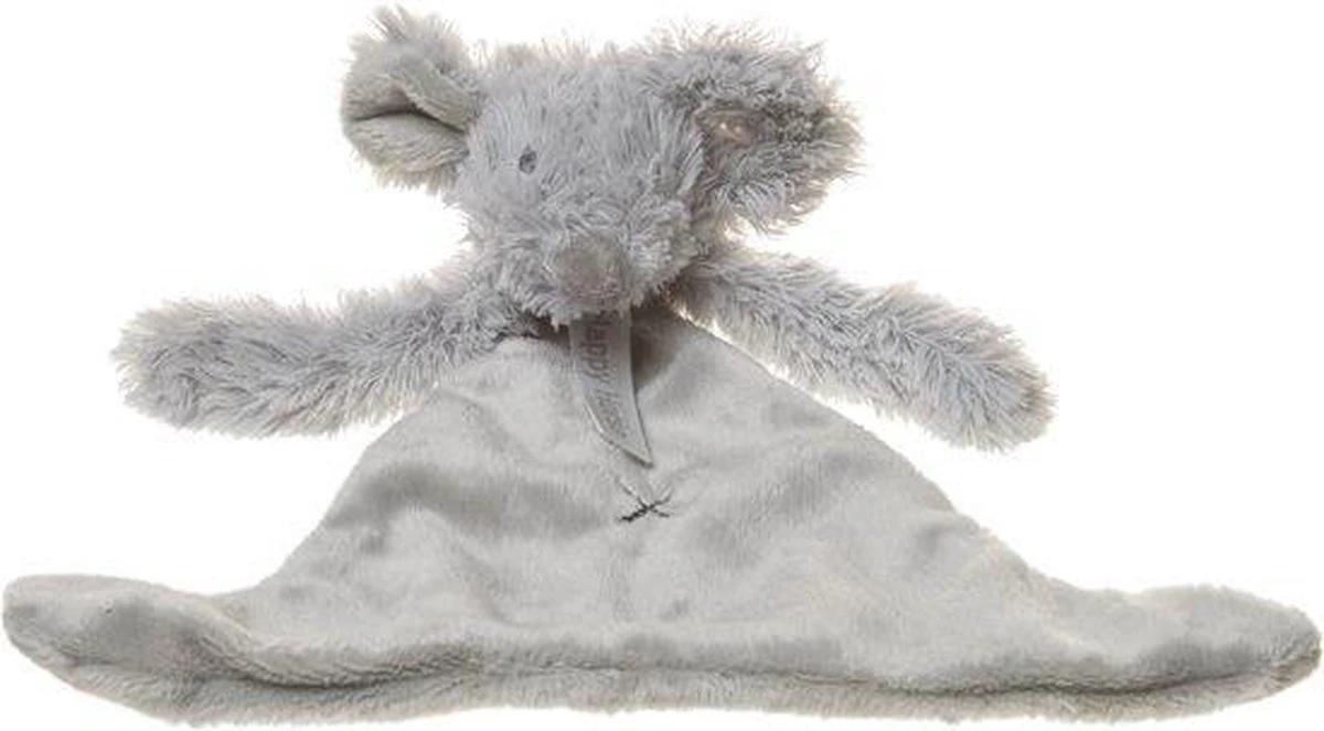Happy Horse Muis Mindy Knuffeldoekje - Grijs - Baby Cadeau - Afbeelding 2