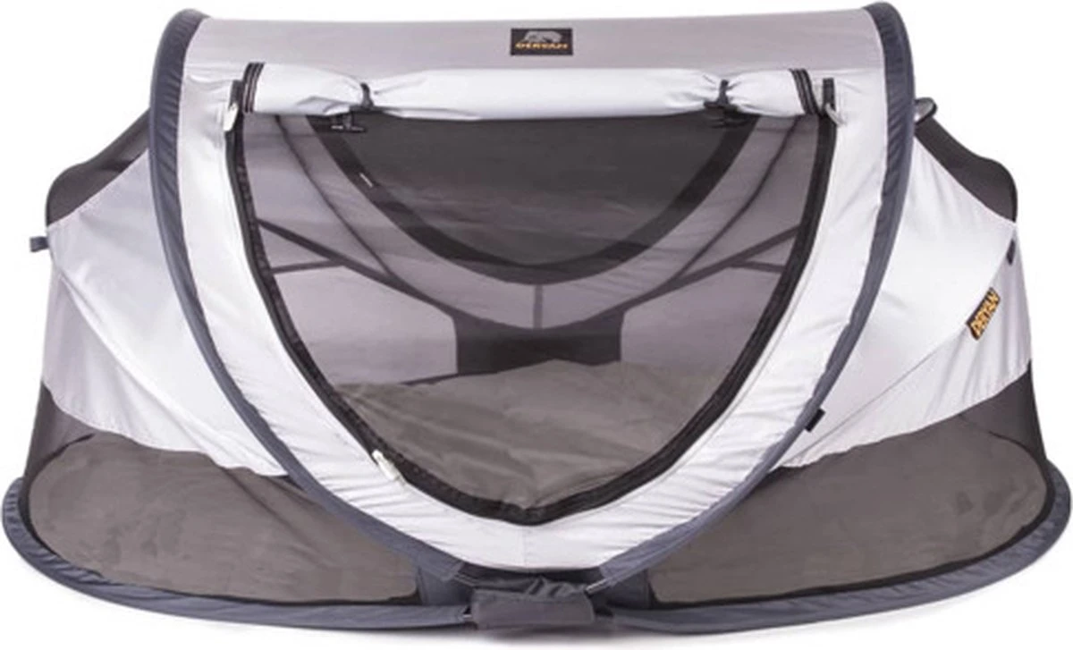 Deryan Peuter Luxe Campingbedje – Inclusief Zelfopblaasbare Matras - Silver - Afbeelding 14