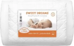 Ledikant - Enkel Dekbed - 100x135 Cm + Kussen 40x60 Cm