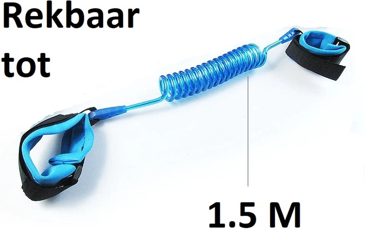 Merkloos Handig Polsbandje Voor Kinderen - Veilig Polstuigje - Pols Armband Kind / Kids - Looplijn Baby / Peuter - Loopdraad - Harnas - Universeel Kinder Tuigje - Afbeelding 4