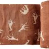 HappyBear | Swaddle Hydrofiele Doek - Savanna | Extra Groot - 120cm | Inbakerdoek | 100% Zachte Tweelaags Katoenen Mousseline