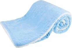 Soft Touch Fleece Deken Stars Junior 75x100 Cm Polyester Blauw