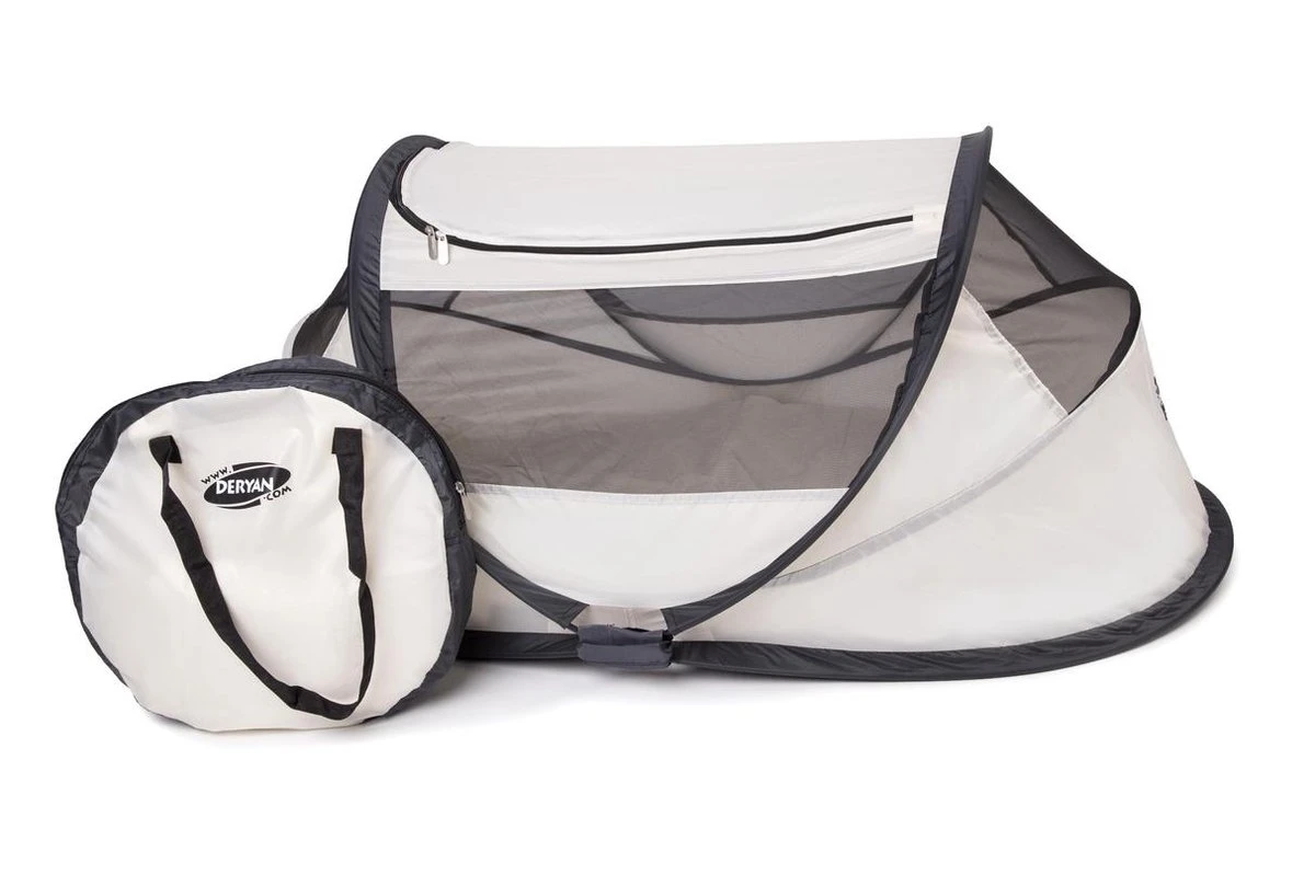 Deryan BabyBox Campingbedje - Baby Tentje - Cream - Afbeelding 11