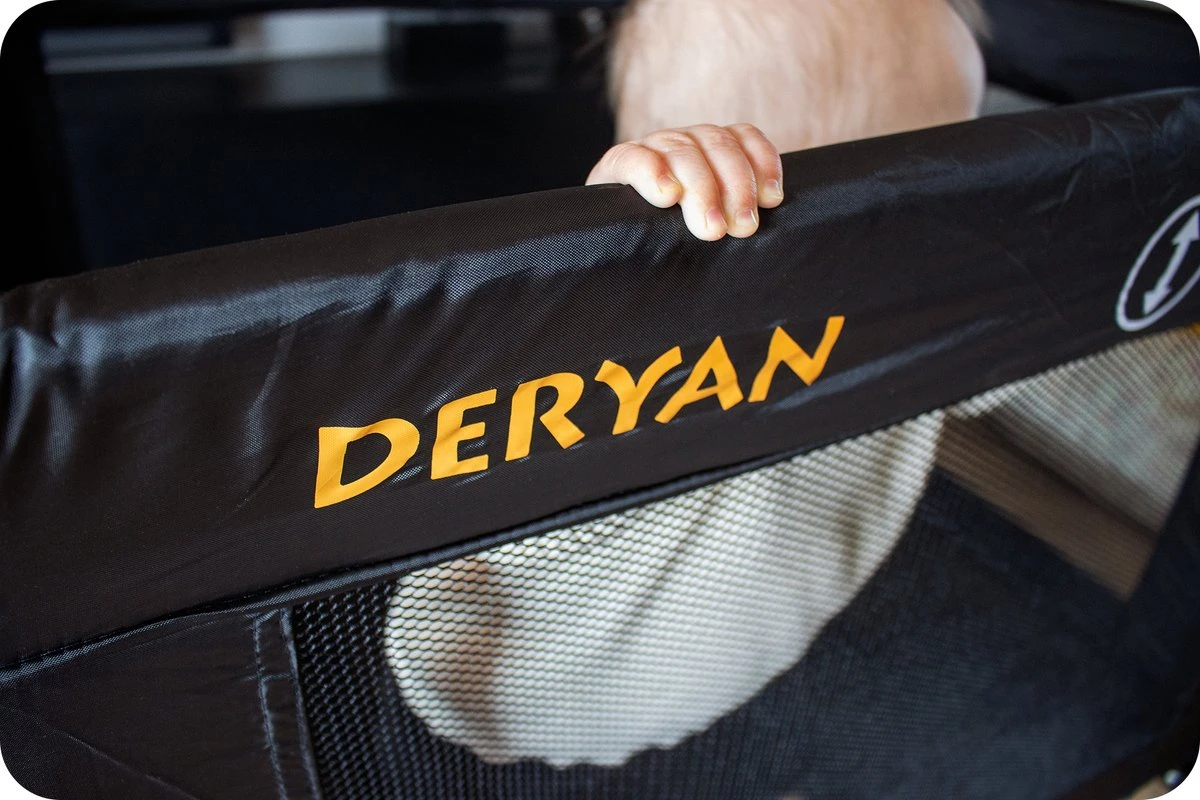 Deryan Kinderbox - Inklapbare Box - 100x100cm - Zwart - Afbeelding 9