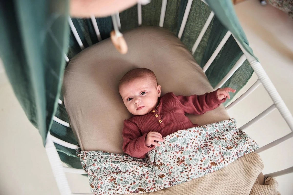 Jollein Baby Hoeslaken Ledikant Jersey 60x120cm - Nougat - 2 Stuks - Afbeelding 4