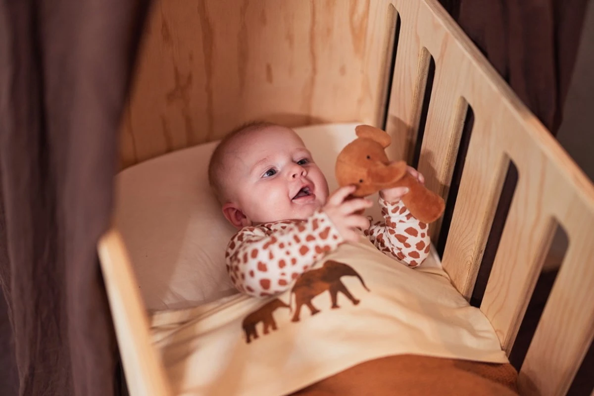 Jollein Baby Hoeslaken Wieg Jersey 40/50x80/90cm - Ivory - Afbeelding 12