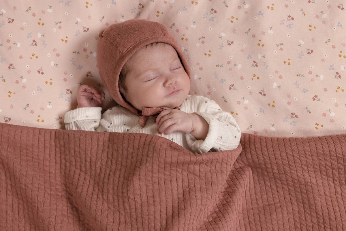 Little Dutch Hoeslaken 70x140/150 Little Pink Flowers - Afbeelding 3