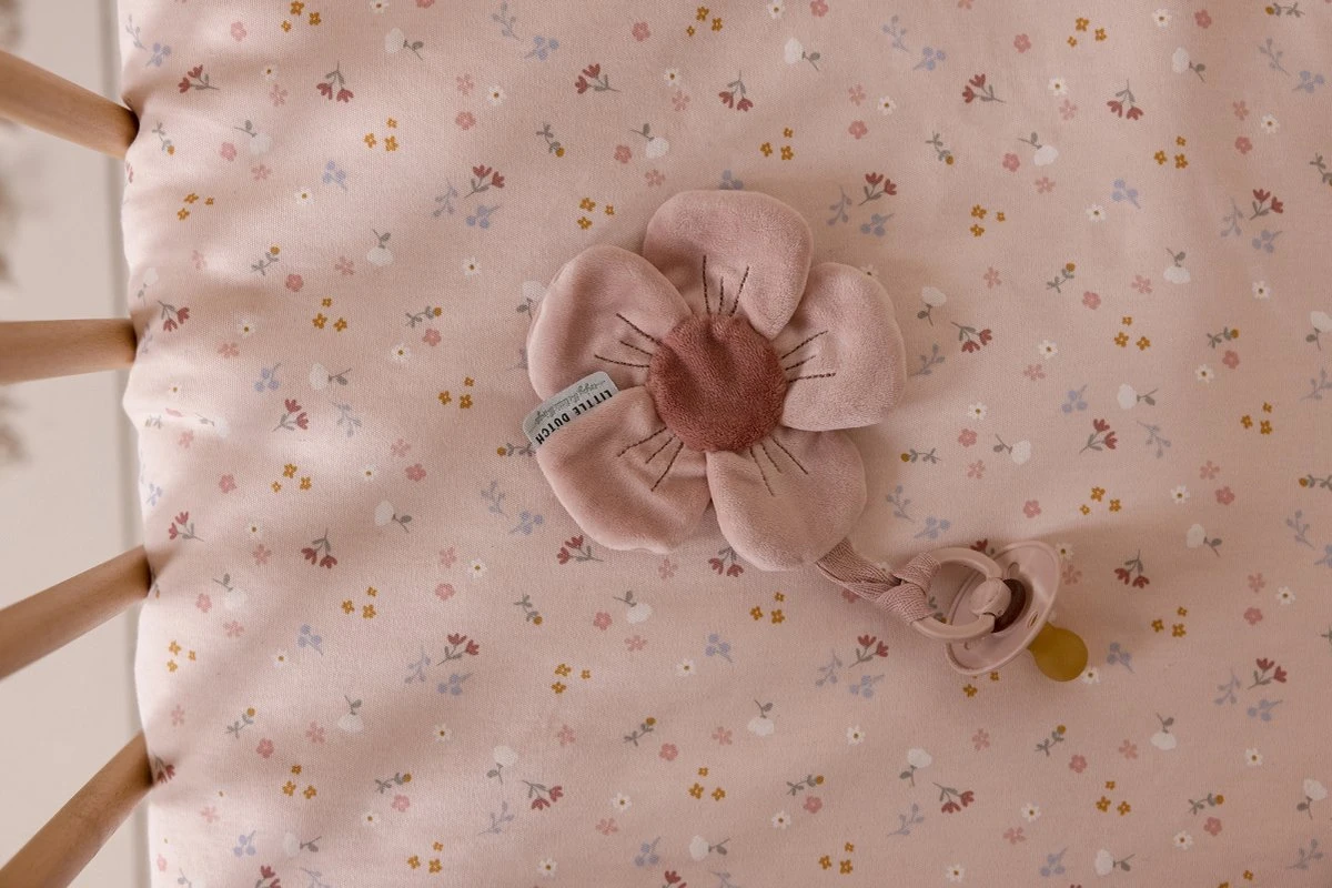 Little Dutch Hoeslaken 70x140/150 Little Pink Flowers - Afbeelding 4