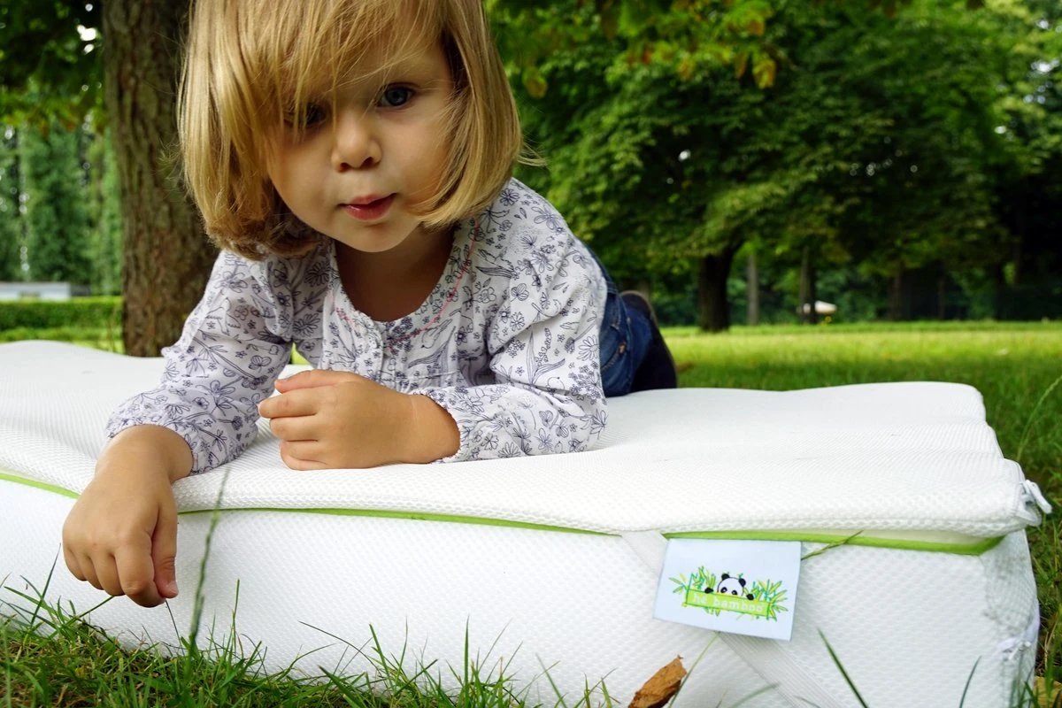 ABZ Baby Matras Combi Witte Panter Met Airgosafe Topper - 70x140 Cm - Afbeelding 7