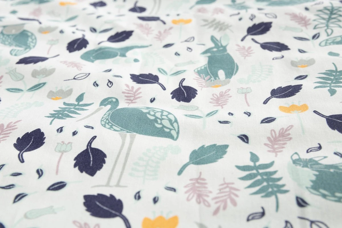 Sensillo Baby Bedbumper - Bedomrander - Anti Stootrand Ledikant - Bed Zijbeschermers - 180x30cm - Grijs Diertjes - Afbeelding 6