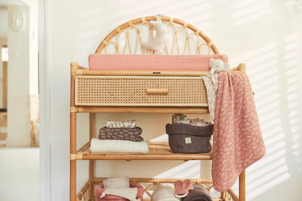 Jollein Hydrofiel Multidoek Meadow 70x70cm - Rosewood - 3 Stuks - Afbeelding 16