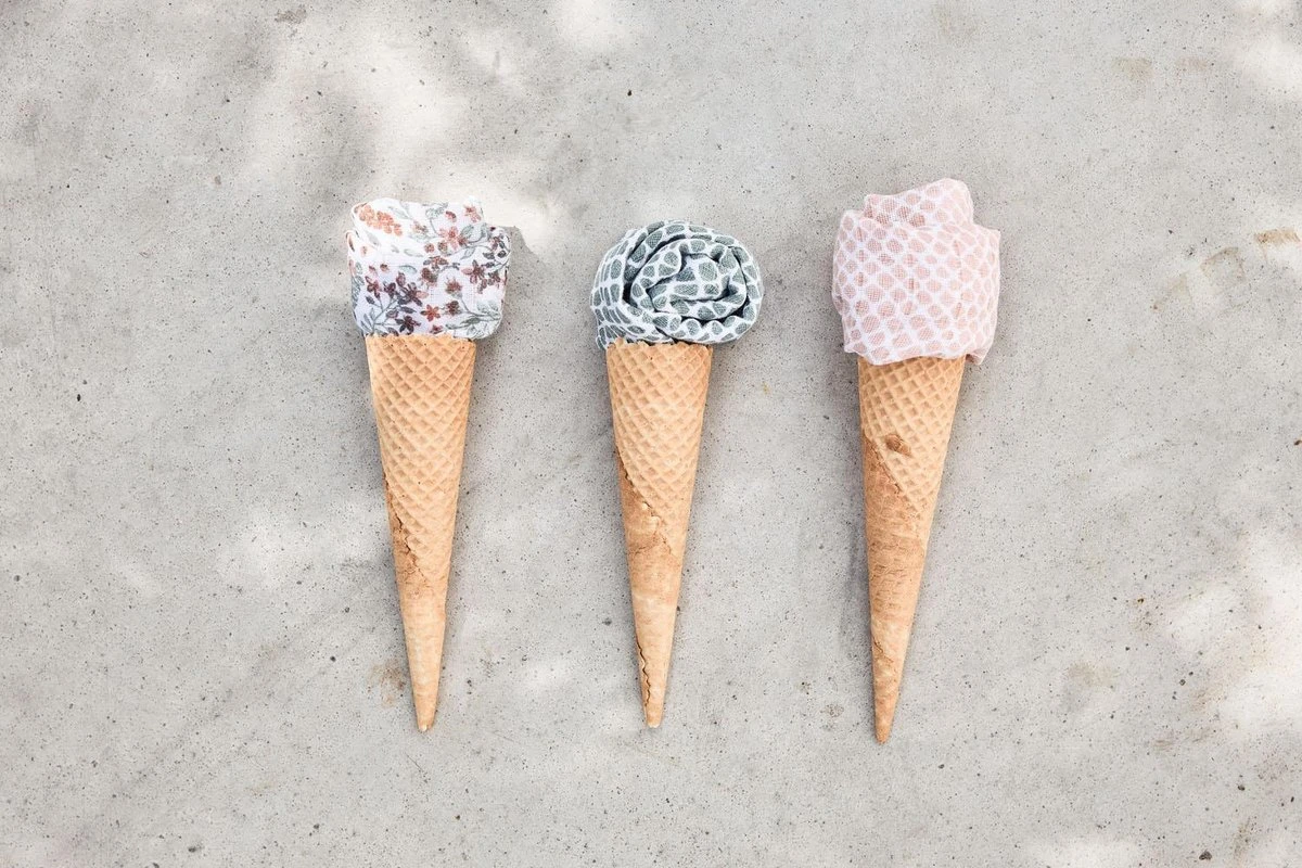 Jollein Hydrofiel Multidoek Snake 70x70cm - Ash Green - 3 Stuks - Afbeelding 4