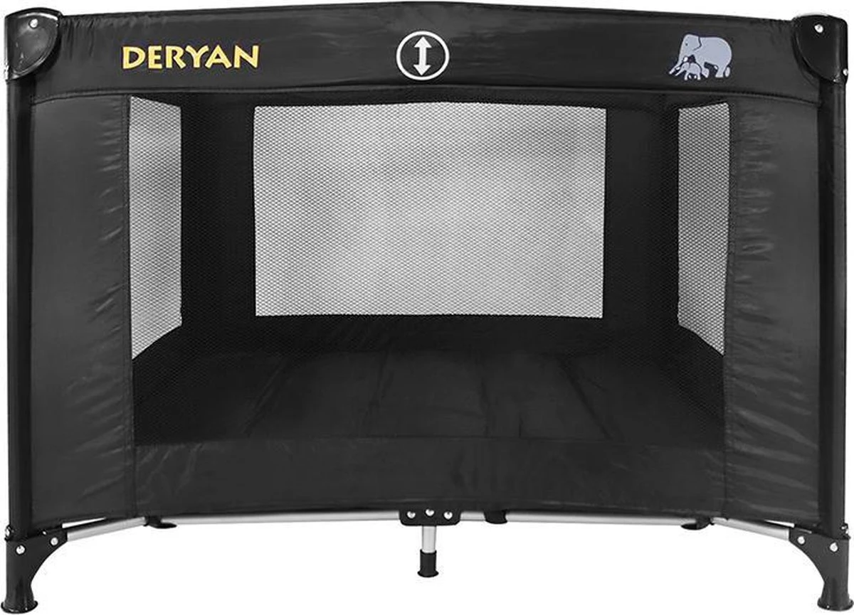 Deryan Kinderbox - Inklapbare Box - 100x100cm - Zwart - Afbeelding 4