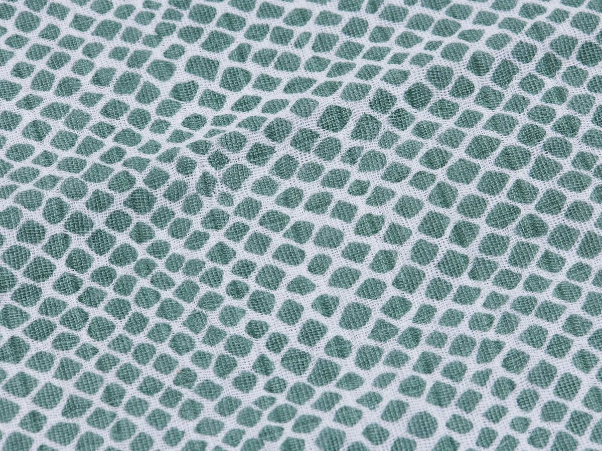 Jollein Hydrofiel Multidoek Snake 70x70cm - Ash Green - 3 Stuks - Afbeelding 3