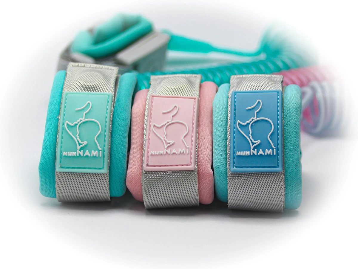 Polstuigje Mintgroen 360 Plus Met Slotje - Het Enige CE Gekeurde Polstuigje - 2 Meter Elastisch Koord - Kindertuigje - Afbeelding 6