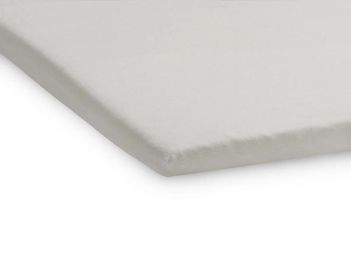 Jollein Baby Hoeslaken Wieg Jersey 40/50x80/90cm - Ivory - Afbeelding 3