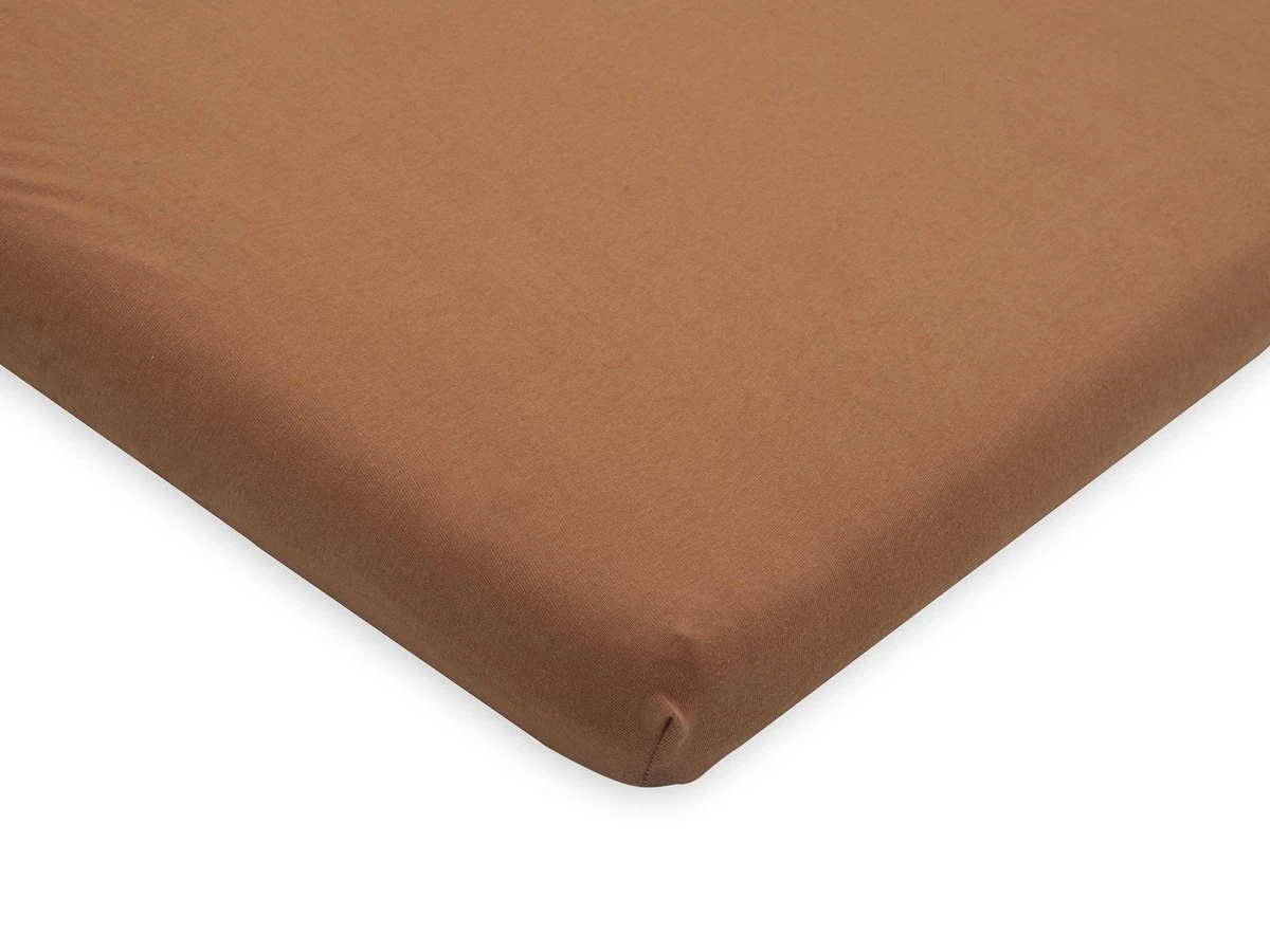 Jollein Baby Hoeslaken Boxmatras Jersey 75x95cm - Caramel - Afbeelding 4