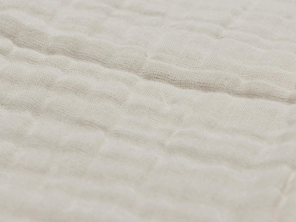 Jollein Baby Deken Wieg 75x100cm Wrinkled - Nougat - Afbeelding 5