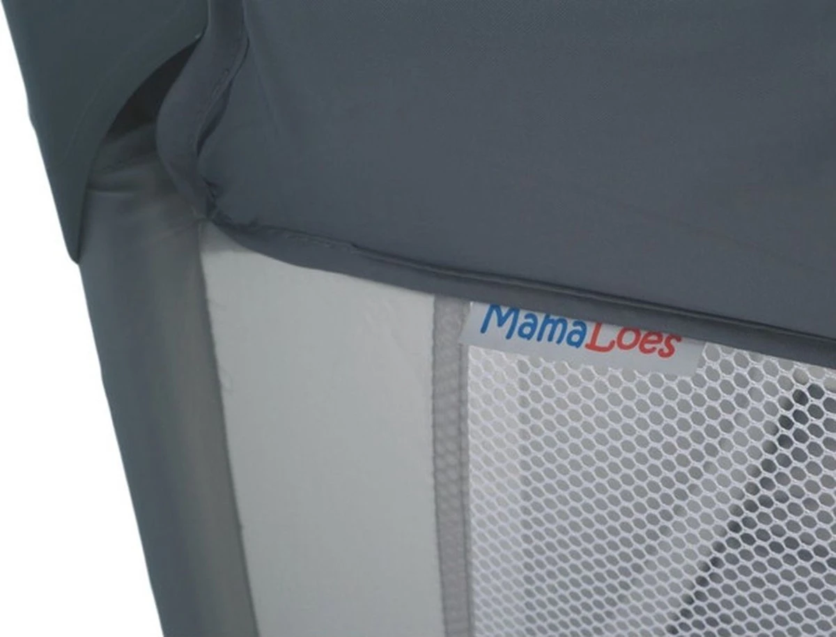 Ding Deluxe Inklapbare Box - Babybox - Grijs - Incl. Bodemverhoger - Afbeelding 3