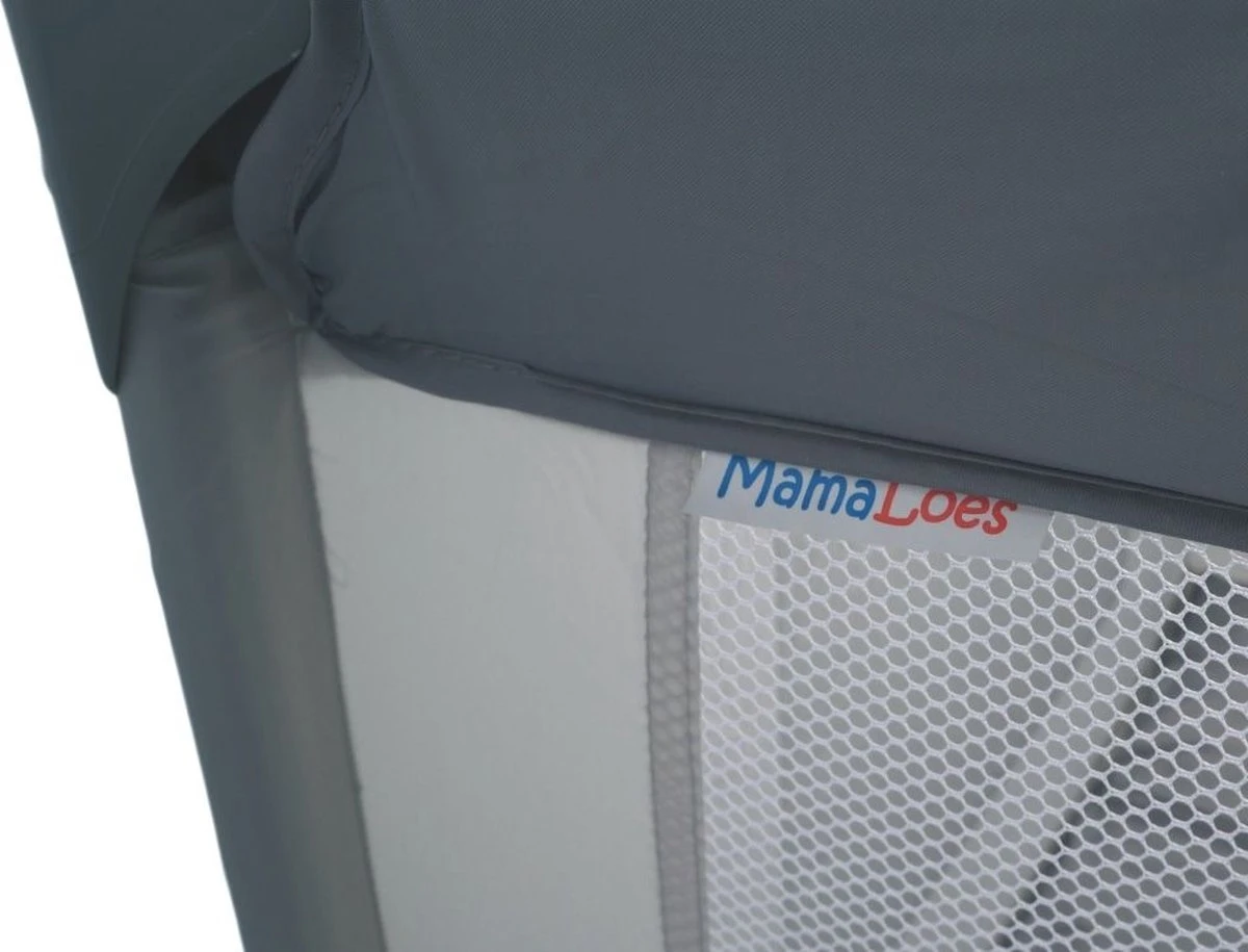 Ding Campingbedje - Grijs - 120x60 Cm - Reisbedje Inclusief Bodemmatrasje - Afbeelding 9