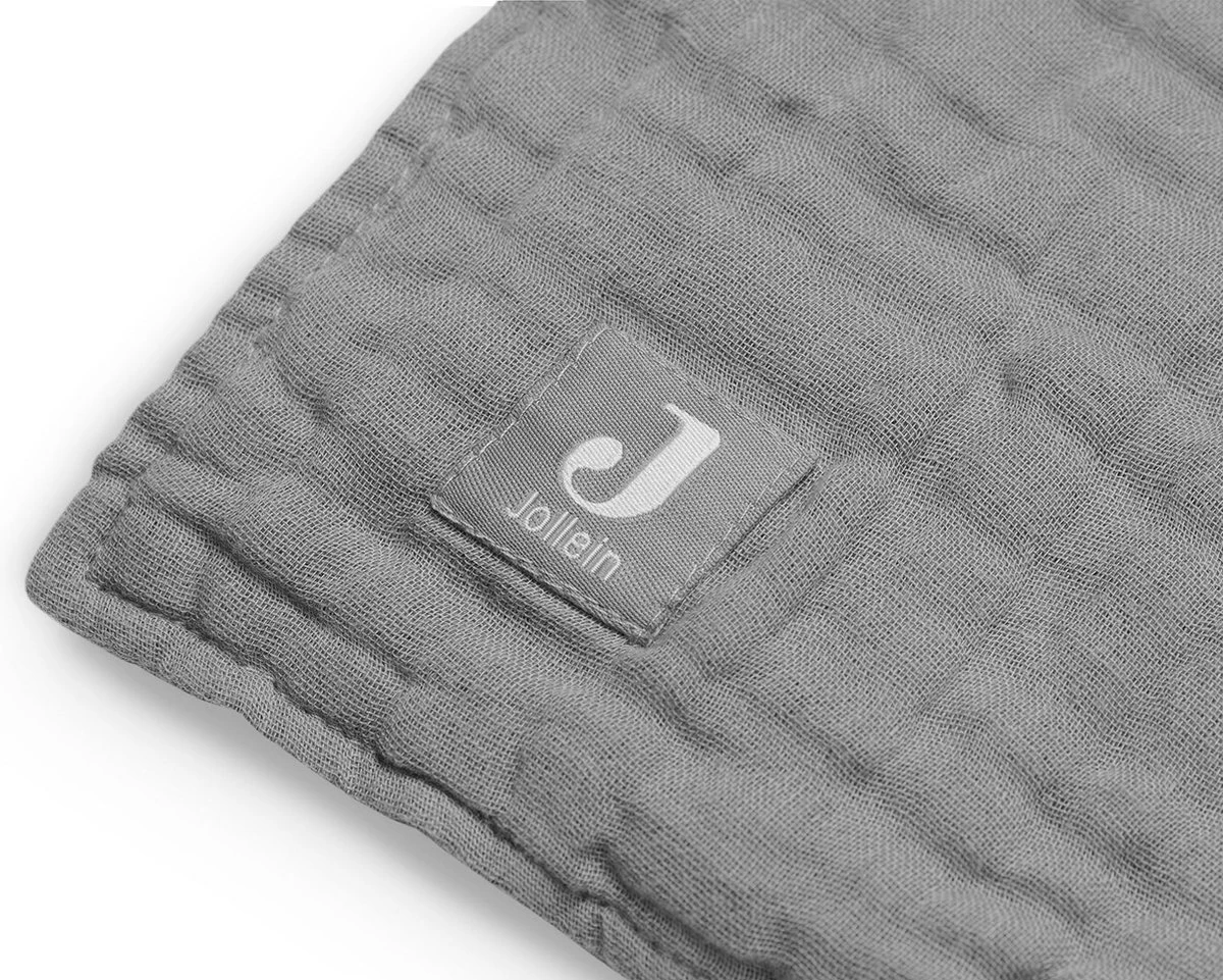 Jollein Baby Deken Wieg 75x100cm Wrinkled - Nougat - Afbeelding 15